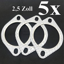 5 Stk 2-Loch Auspuff Dichtung